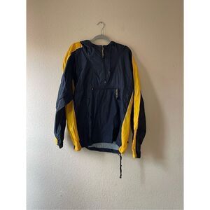 Vintage Y2k gap‎ nylon anorak navy and yellow size xl